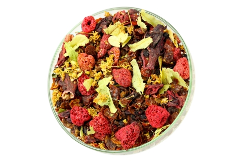 Herbata Owocowa LIPOWO MALINOWA PREMIUM (KT) (50g) Prezent Na Mikołajki !